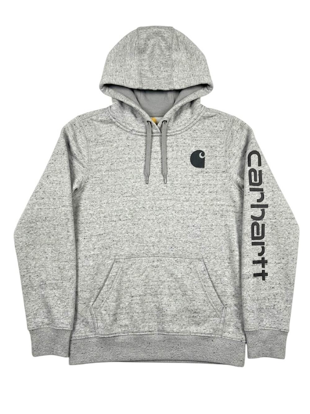 Carhartt Relaxed Fit Midweight Logo Sleeve Hoodie Women S Asphalt Heather Gray